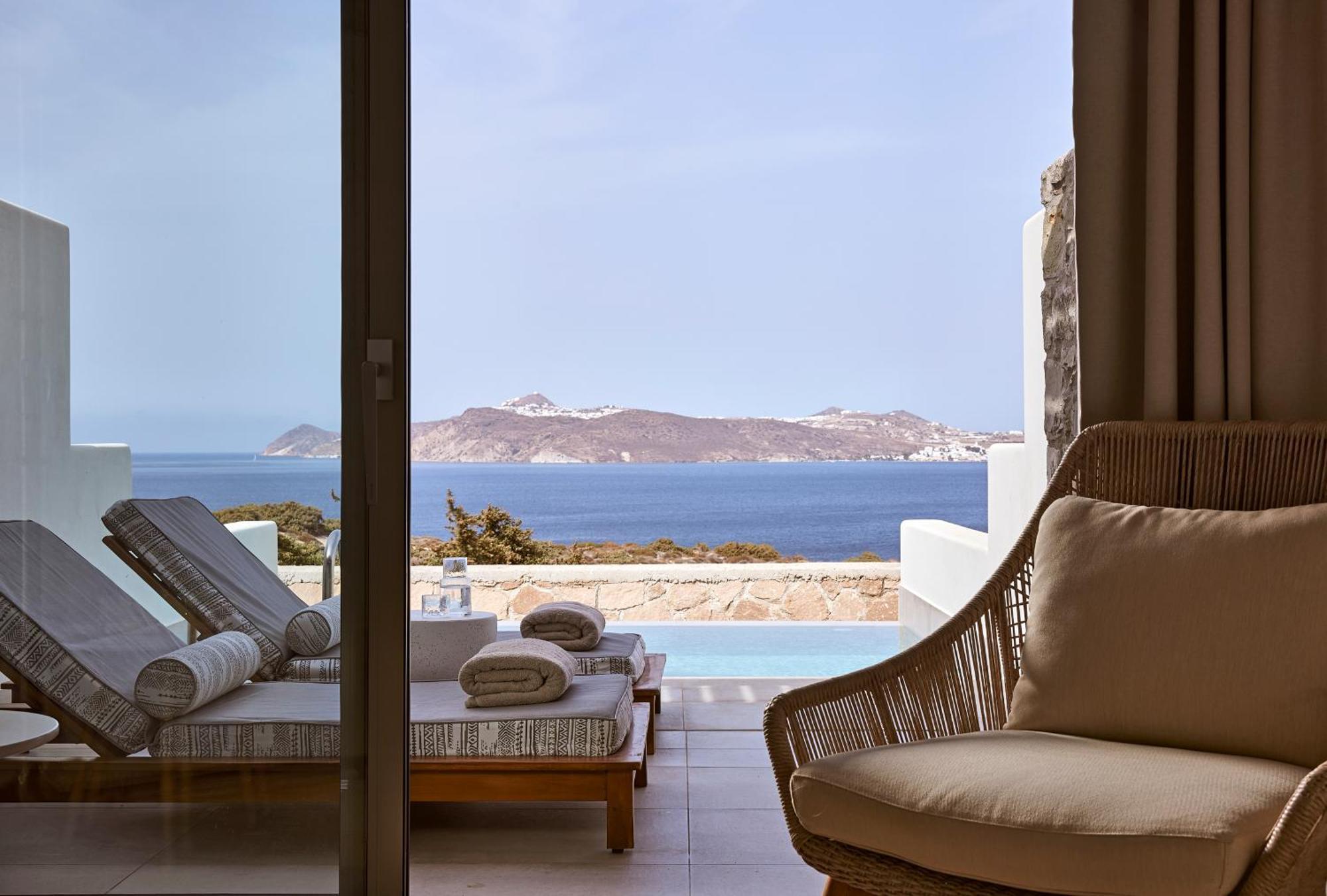Hotel Milos Sea Resort Adamantas  Rum bild