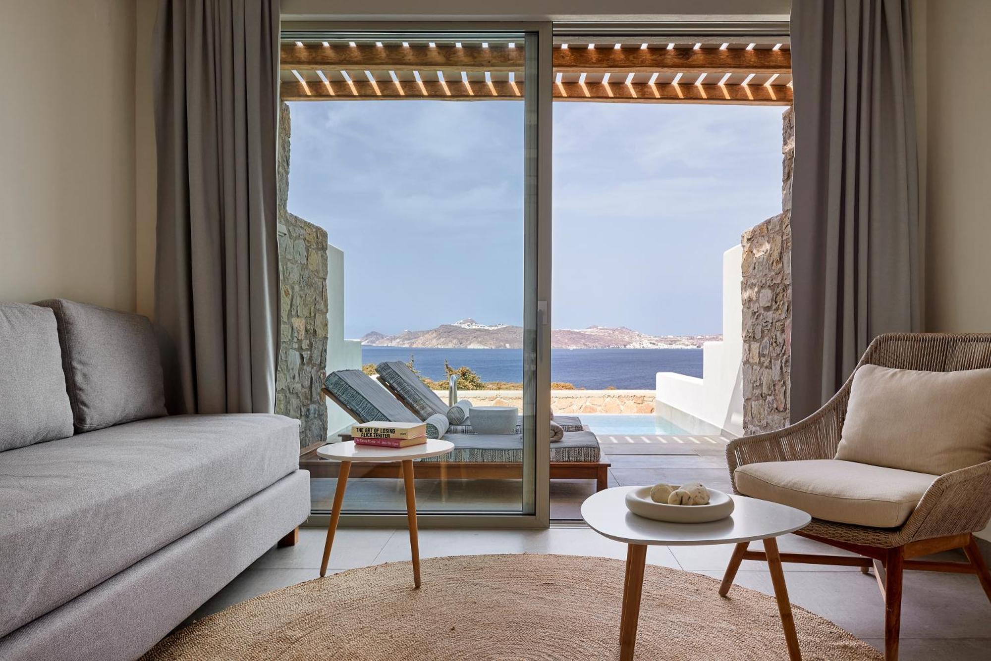 Hotel Milos Sea Resort Adamantas  Rum bild